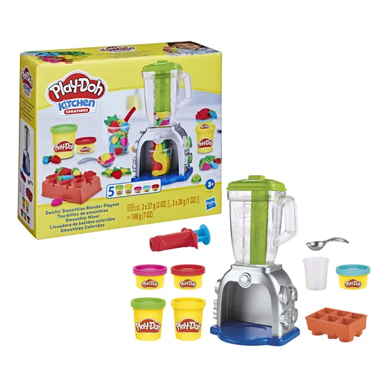 Play-Doh - Licuadora de batidos coloridos - Set de licuadora