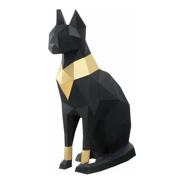 Figura Coleccionable Bastet Egipcio Modelo Gato 3d Estatua