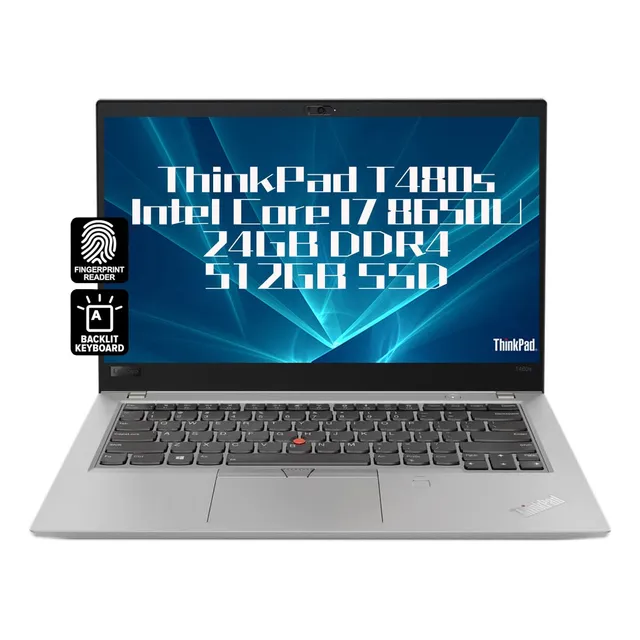 Lenovo Thinkpad T480s 14'' Intel Core I7 8650 24g 512g Ssd