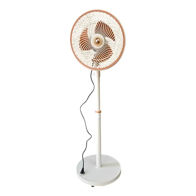 Ventilador De Pie Ajuste De 3 Velocidades Color Blanco