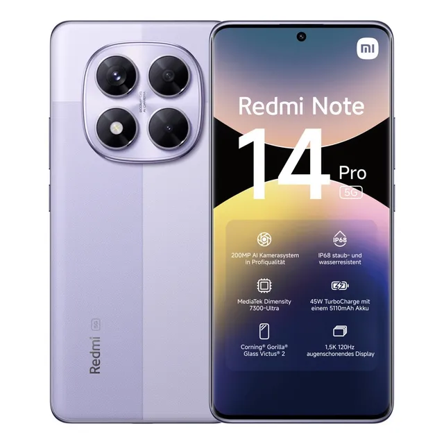 Teléfono Xiaomi Redmi Note 14 Pro (5g) 256gb/8gb Ram