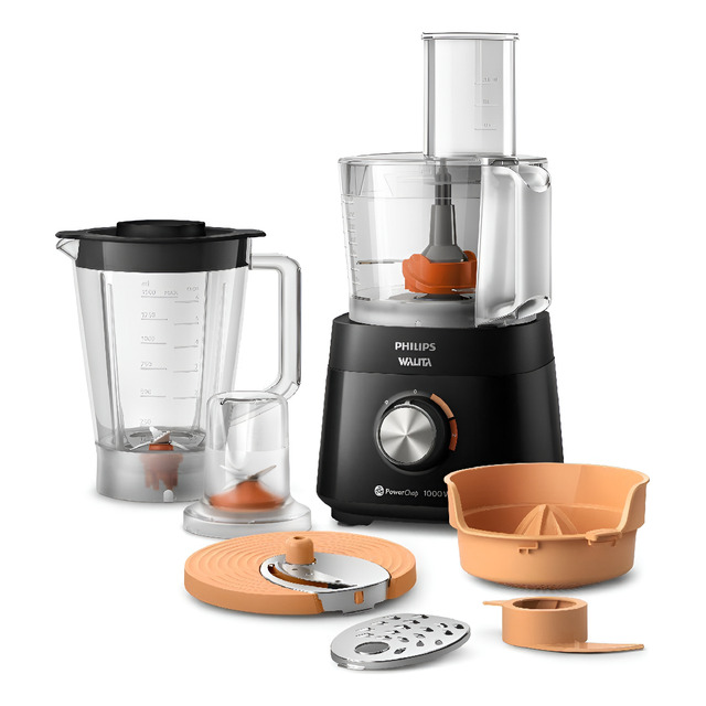 Multiprocessador Philips Walita Power Chop 1000w Preto 127v - Preto