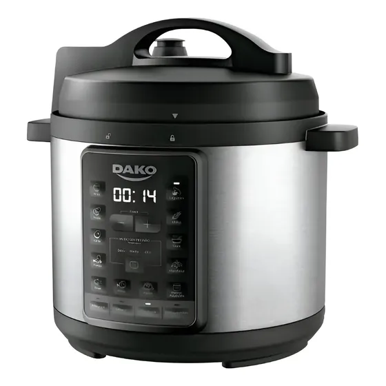 Panela De Pressão Elétrica Dako 1000w 6l Multifunções Pratea