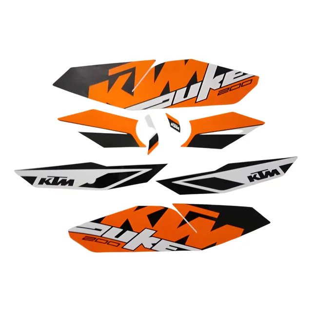 Kit Completo De Calcomanías Ktm Duke 200