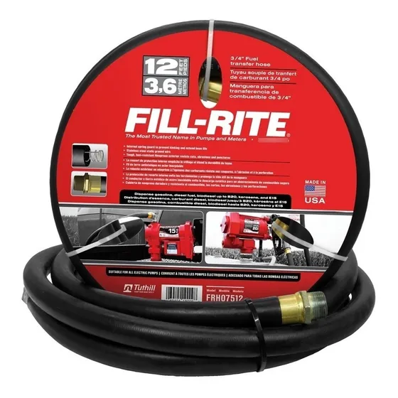 Manguera Armada Para Combustible 3/4 X 12´ (3.7mts) Frh07512