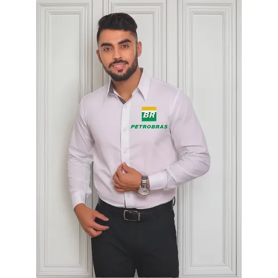 Camisa Camiseta Social Personalizada Com Sua Logo