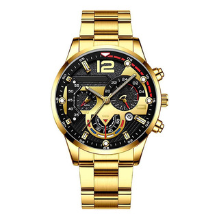 Reloj De Acero Inoxidable De Cuarzo Para Hombre Con Fecha Reloj De Acero Inoxidable De Cuarzo Para Hombre Con Fecha