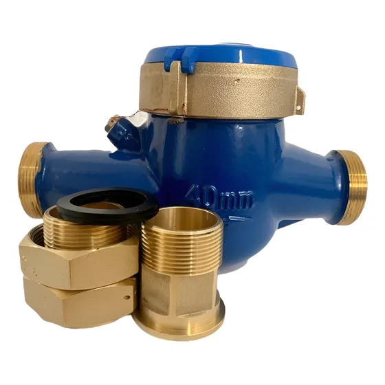 Medidor De Agua De 1-1/2 Roscado Cuerpo En Bronce 