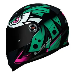 Capacete Ls2 Ff358 Classic Tribal Verde
