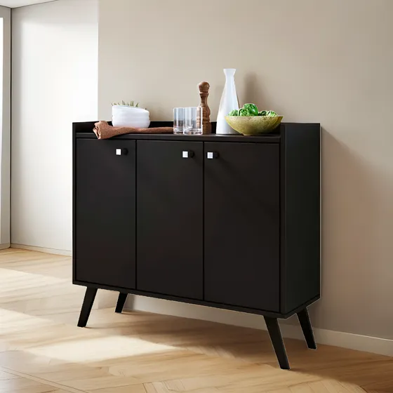 Aparador Bargueño Buffet Living 3p Premium® 15mm Latentación