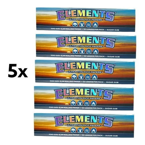 Elements Ultra Thin King Size 5 unidades 110x37cm