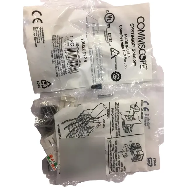 Jack Cat 6 Systimax Mgs400-262 Blanco -paquete 25 Piezas