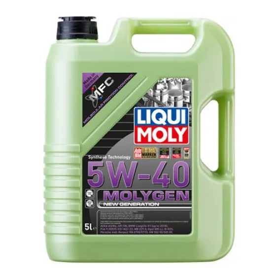 Molygen 5w40 5l Aceite Sintetico Antifriccionante Tungsteno