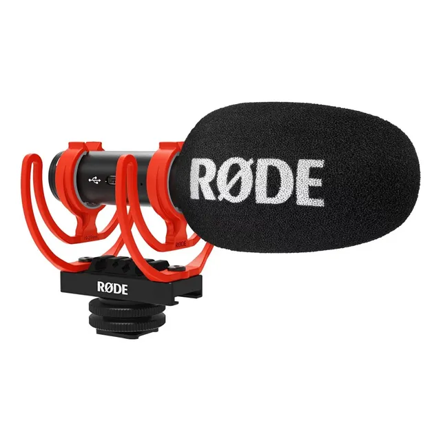 Micrófono direccional Rode Videomic Go Ii para cámara negra
