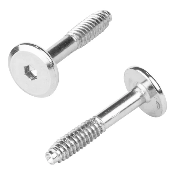 Tornillo Conector Union Niquelado Muebles 3.5cm X 1/4 100pzs