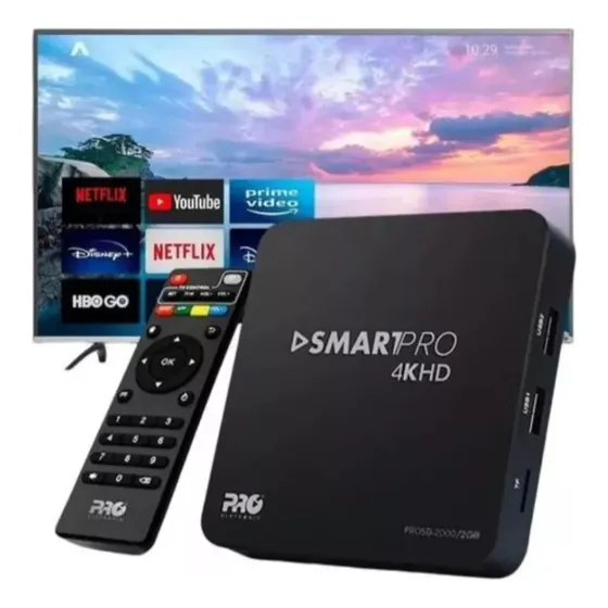 Conversor Digital Smart Aparelho Tv Virar Smart Android 4k