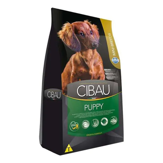 Ração Cibau Puppy Mini Cães Filhotes Raças Pequenas 3kg
