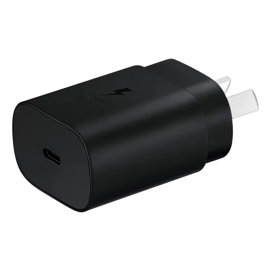 Samsung Cargador Adaptador 25w Carga Rápida Usb-c Color Negro
