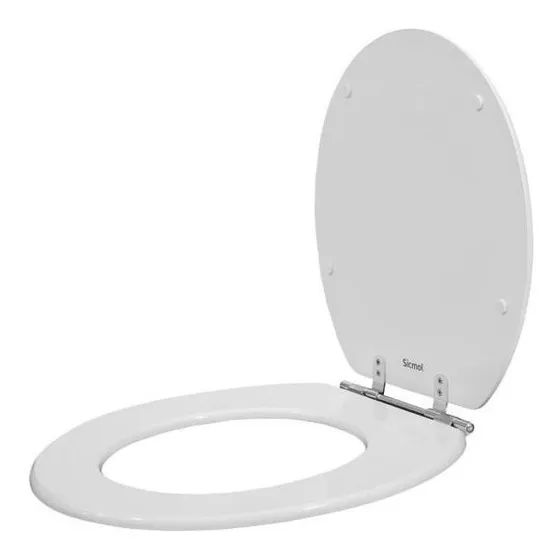 Asiento Tapa De Inodoro Madera Nordico Blanco 358x428mm Pg