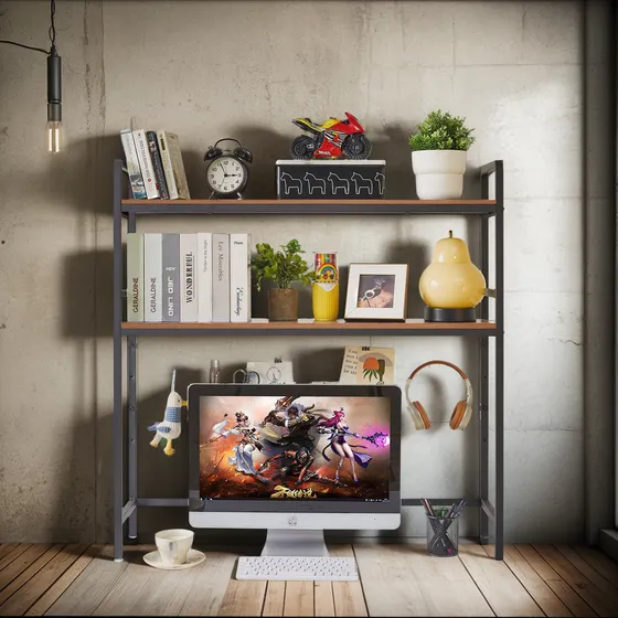 Escuadras Para Repisas Estantería Para Escritorio Simple Diy