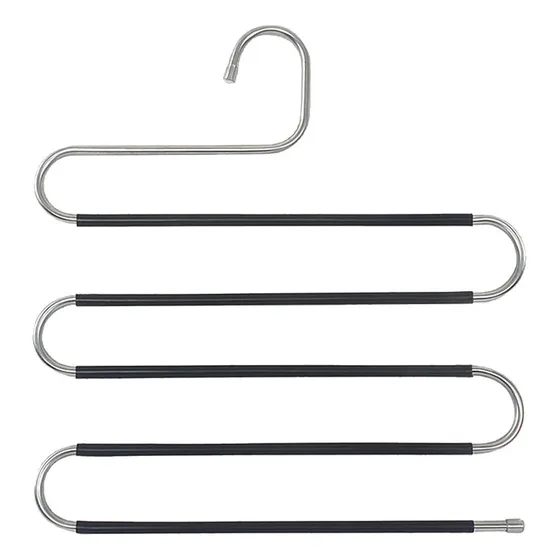 Percha Múltiple Organizador De Metal Resistente Pantalón