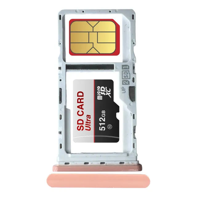 Bandeja Porta Sim Chip Card Compatible Moto E7 Plus Dual Sim