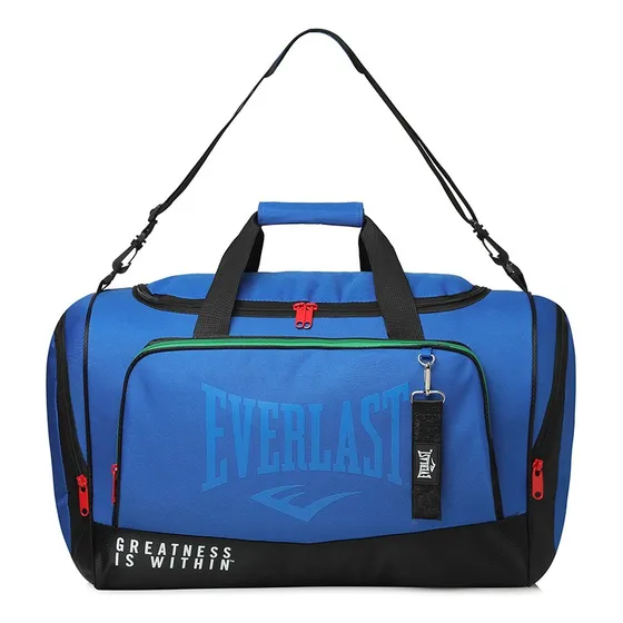 Bolso Everlast Con Llavero Bolsillos Viaje Grande Color Azul 18542 Lisa
