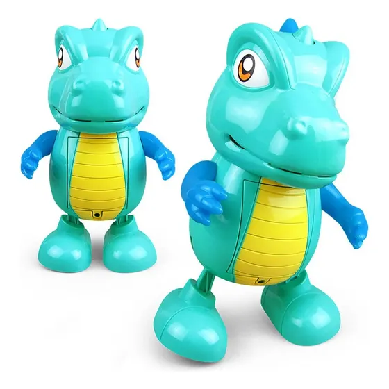  Robot Dinosaurio Juguete Luces Sonido Baile + Bateria