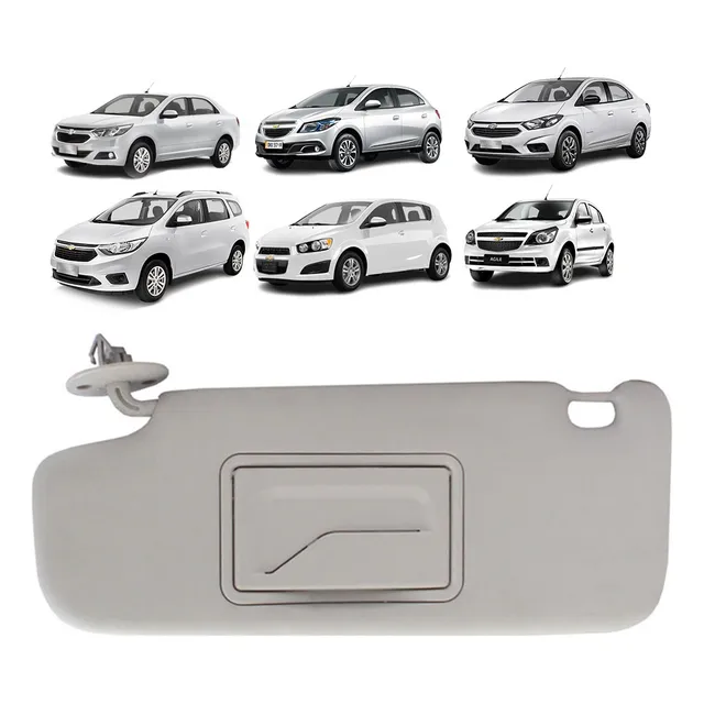 Quebra Sol C Espelho Chevrolet Onix 2012 2013 2014 Esquerdo