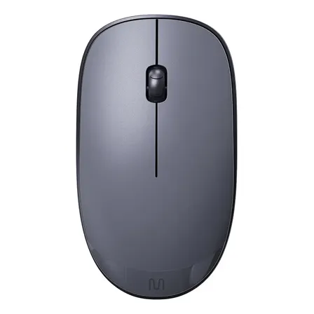 Mouse Sem Fio Slim 3 Botões Cinza Multi - Mo342 Ciinza