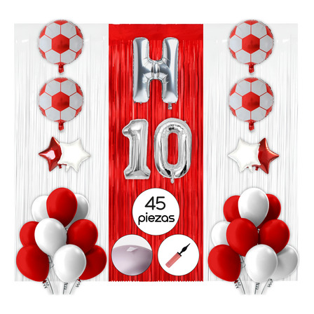 Combo Globos De Huracán Decoración Cumpleaños Super Completo Combo Globos De Huracán Decoración Cumpleaños Super Completo