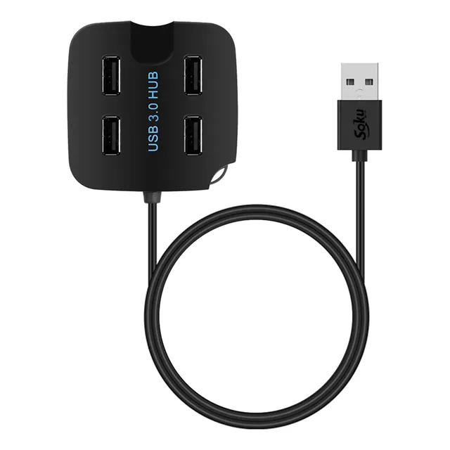 4 Puertos Hub Usb 3.0 Para Mac Pc Ps4 Xbox Datos Adaptador