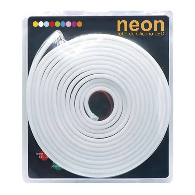 Cinta Neon Flex Led 12v Unicolor Mas Adaptador