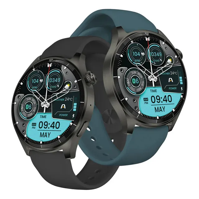 RELOJ SMARTWATCH ARGOMTECH C61 CON 2 MALLAS NEGRO Y VERDE
