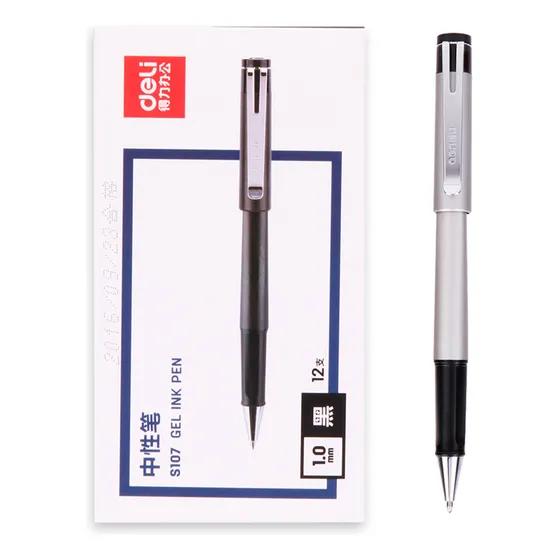 Boligrafo Ejecutivo Gel Negro Extra Suave C/grip Caja 12 Uds