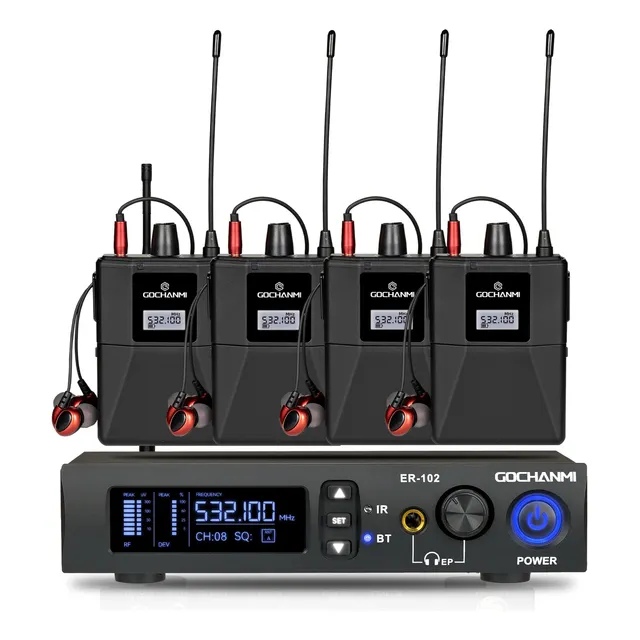 Sistema Monitoreo Gc Er102 1 Canal De 4 Receptores Bluetooth