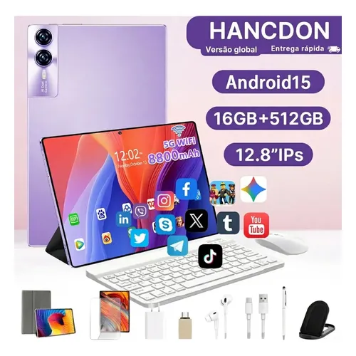 Xiaomi Pad 7 Pro 12 GB de RAM 512 GB Rom 11,2 polegadas 8850mah