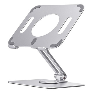 Soporte Plegable Para Tableta 360 ° Rotación Manos Plata Soporte Plegable Para Tableta 360 ° Rotación Manos Plata