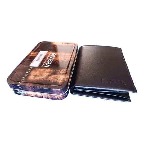 Billetera Portadoc En Cuero Para Regalar Hombre Hombre 097-e