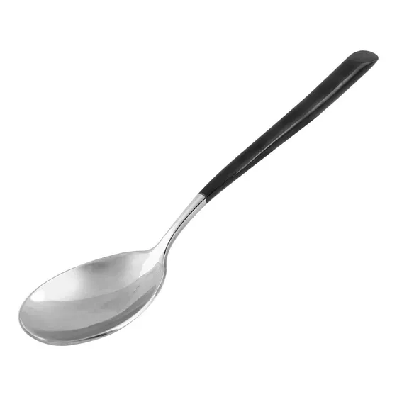 Vajilla Cubierto Tarta Sopa Cuchara 20.5cm Largo Tono Negro