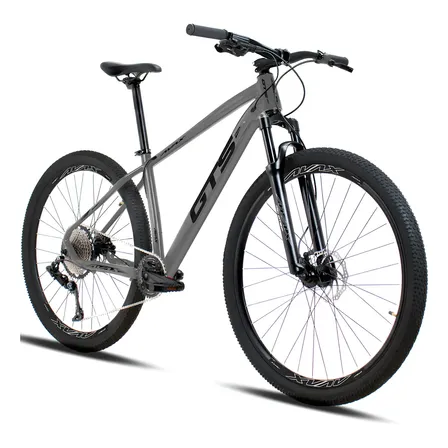 Bicicleta Aro 29 Gts Feel Avax 12v Freio A Disco Hidráulico Cor Cinza Tamanho Do Quadro 17