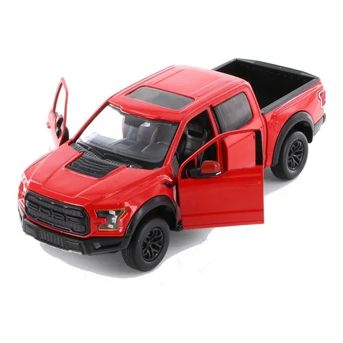 Carro/caminhão vermelho Ford F-150 Raptor em escala 1:24