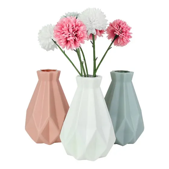 Florero Decorativo Estilo Cerámica Minimalista Nórdico