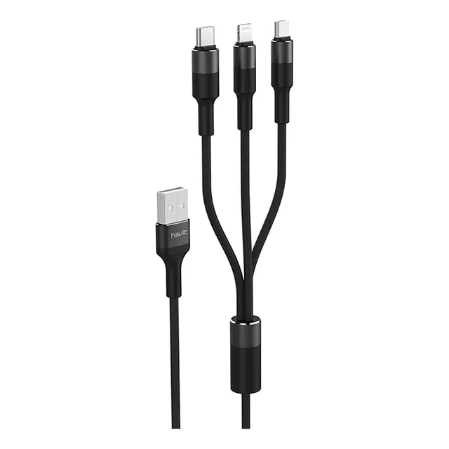 Cable Havit Usb A Tipo C/ Micro Usb/ para iPhone