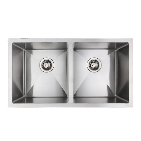 Fregadero Doble Bm Neptuno Square Acero Inox Lavaplatos Fp