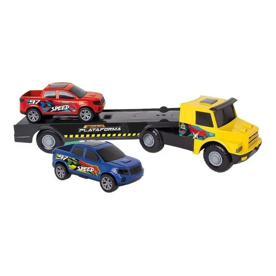 Brinquedo Caminhão Big Plataforma Cegonheira