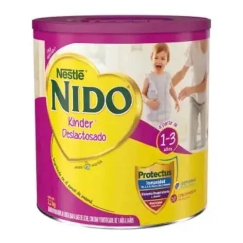 Leche En Polvo Nido Kinder Deslactosada 2.2 Kg Sabor Deslactosada