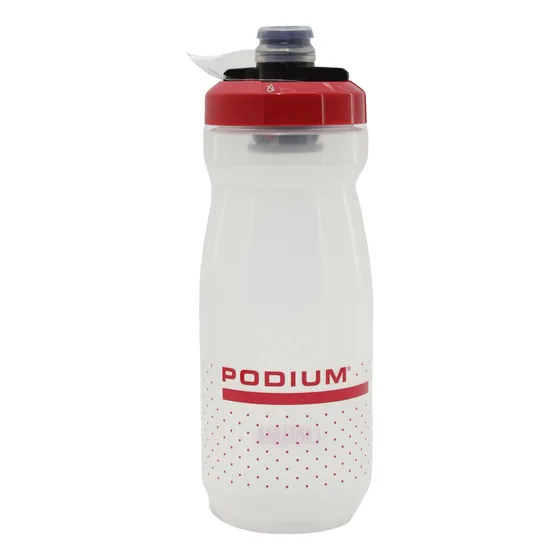 Caramañola Termica Camelbak Podium Bicicleta Botella 620ml Color Transparente/rojo