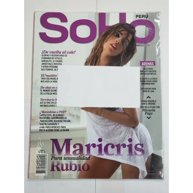 Revista Soho Peru Maricris Rubio N° 7