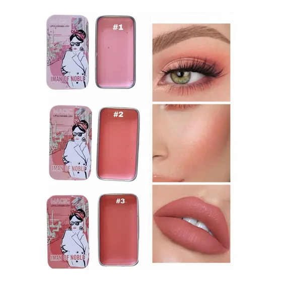 Blush/ Lip Gloss/ Sombra/ Rubor/ Labial En Crema/ Maquillaje